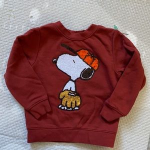 Snoopy sequin H&M sweatshirt size 3T